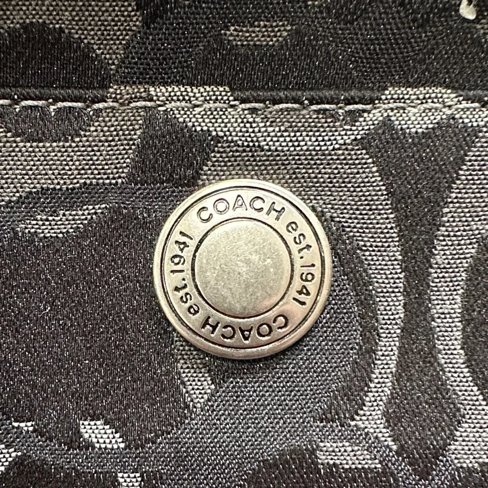 Coach sleek black